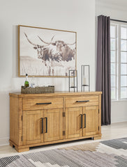 Tampa Furniture Outlet Lutz - Ashley Furniture - Havonplane Dining Room - Dining Room Server / Brown - D773-60