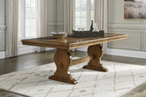 Tampa Furniture Outlet Lutz - Ashley Furniture - Sturlayne Dining Room - RECT Dining Room EXT Table / Brown - D787-35