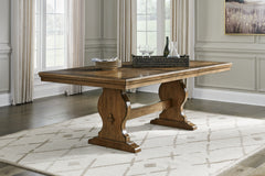 Tampa Furniture Outlet Lutz - Ashley Furniture - Sturlayne Dining Room - RECT Dining Room EXT Table / Brown - D787-35