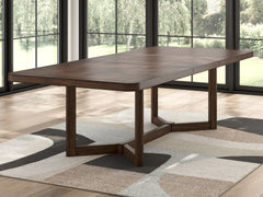 Tampa Furniture Outlet Lutz - Ashley Furniture - Dilenno Dining Room - RECT Dining Room EXT Table / Dark Brown - PCD857-35