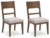 Tampa Furniture Outlet Lutz - Ashley Furniture - Cabalynn Dining Room - Dining Chair (Set of 2) / Light Brown - D974-01X2