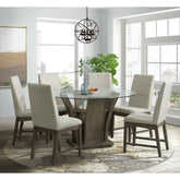 Dapper Grey Round Dining Table – SKU DPR300RDTTB | Elements