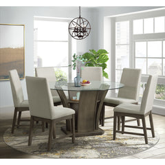 Dapper Grey Round Dining Table – SKU DPR300RDTTB | Elements