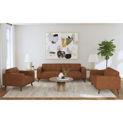 Destiny Chair with Wood Front in Pebble Tan – SKU U-15000-8210-100 | Elements