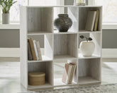 Tampa Furniture Outlet Lutz - Ashley Furniture - Paxberry Nine Cube Organizer - Nine Cube Organizer / Whitewash - EA1811-3X3