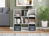 Tampa Furniture Outlet Lutz - Ashley Furniture - Onita Nine Cube Organizer - Nine Cube Organizer / White - EA9630-3X3