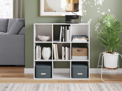 Tampa Furniture Outlet Lutz - Ashley Furniture - Onita Nine Cube Organizer - Nine Cube Organizer / White - EA9630-3X3