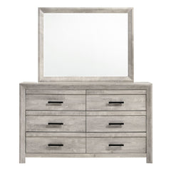 Eleanor Dresser & Mirror Set in White