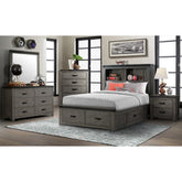 Wade Youth Full Platform Storage Bed – SKU WE650FB | Elements