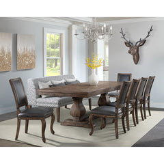 Gramercy Dining Three Seat Sofa w/Seven Pillows – SKU DGC530SF | Elements