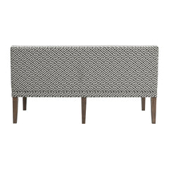 Gramercy Dining Three Seat Sofa w/Seven Pillows