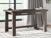 Tampa Furniture Outlet Lutz - Ashley Furniture - Breckington Office Desk - Home Office Desk / Dark Brown - H556-44