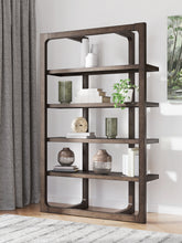 Tampa Furniture Outlet Lutz - Ashley Furniture - Breckington Bookcase - Bookcase / Dark Brown - H556-70