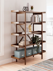 Tampa Furniture Outlet Lutz - Ashley Furniture - Lyncott Bookcase - Bookcase / Brown - H615-70