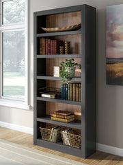 Tampa Furniture Outlet Lutz - Ashley Furniture - Wildenauer Bookcase - Bookcase / Brown/Black - H664-70