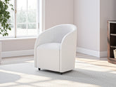 Tampa Furniture Outlet Lutz - Ashley Furniture - Korestone Desk Chair - Home Office Desk Chair (1/CN) / White - H687-01A