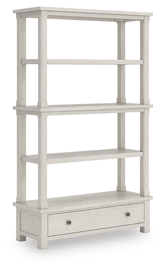 Tampa Furniture Outlet Lutz - Ashley Furniture - Robbinsdale Bookcase - Bookcase / Antique White - H742-70