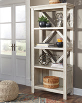 Tampa Furniture Outlet Lutz - Ashley Furniture - Carynhurst Bookcase - Large Bookcase / Whitewash - H755-17