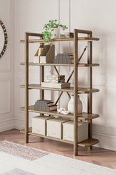Tampa Furniture Outlet Lutz - Ashley Furniture - Roanhowe Bookcase - Bookcase / Brown - H769-70