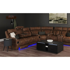 Halo Smart Coffee Table with Cooler and Speaker in Black