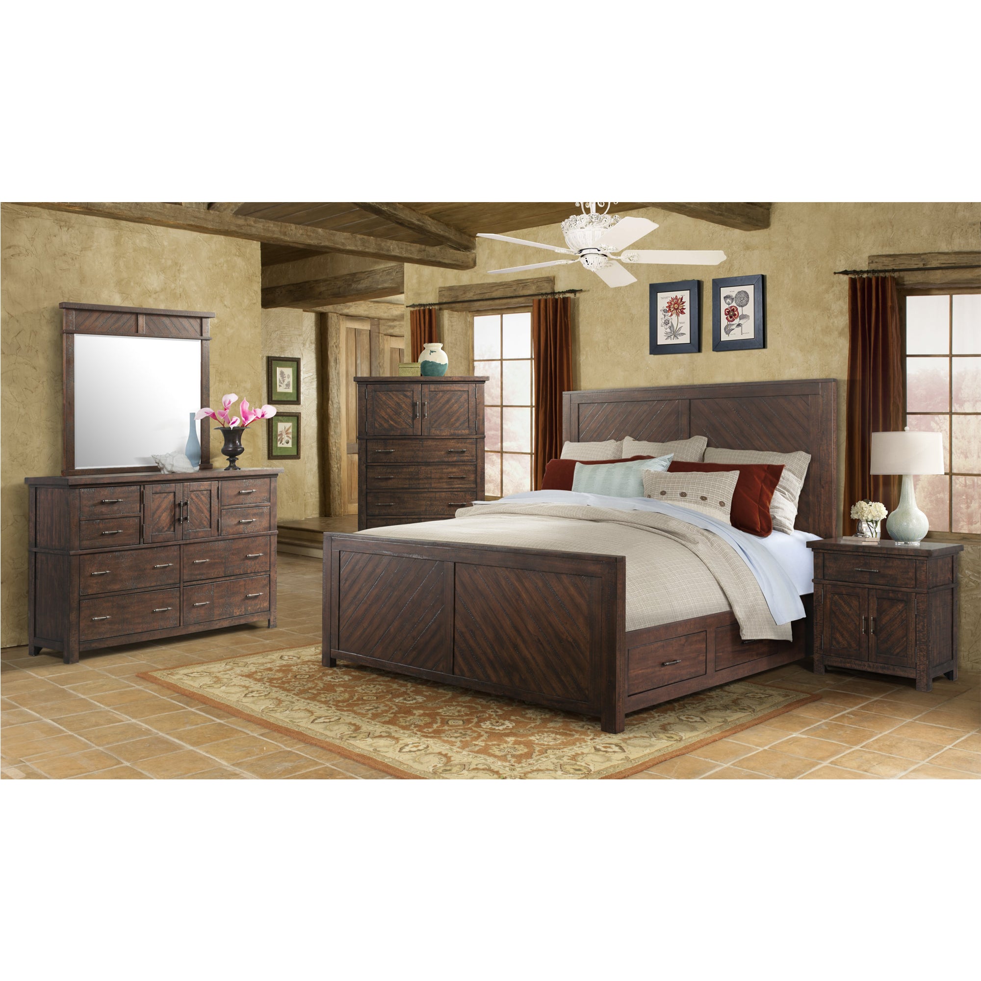 Jax Queen Platform Storage Bed – SKU JX600QB | Elements