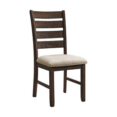 Jax 7PC Dining Set - Table, 4 Ladder Side Chairs & Bench