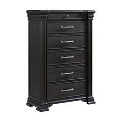 Kings Court 6-Drawer Chest in Black