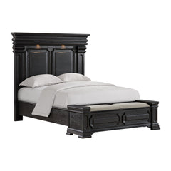 Kings Court Queen Storage Bed in Black