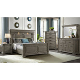 Kings Court Dresser & Mirror in Grey – SKU B.10315.DRMR | Elements