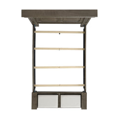 Kings Court Queen Storage Bed in Grey