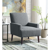 Kiwi Chair in 8077 Boucle Grey & Espresso – SKU U-4410-8333-100 | Elements