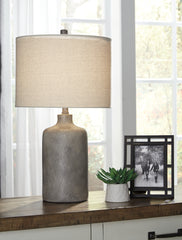 Tampa Furniture Outlet Lutz - Ashley Furniture - Linus Lighting - Ceramic Table Lamp (1/CN) / Antique Black - L117964