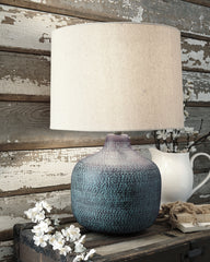 Tampa Furniture Outlet Lutz - Ashley Furniture - Malthace Lighting - Metal Table Lamp (1/CN) / Patina - L207304