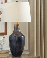 Tampa Furniture Outlet Lutz - Ashley Furniture - Evania Lighting - Metal Table Lamp (1/CN) / Indigo - L207344