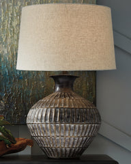 Tampa Furniture Outlet Lutz - Ashley Furniture - Magan Lighting - Metal Table Lamp (1/CN) / Antique Bronze Finish - L207354