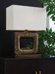 Tampa Furniture Outlet Lutz - Ashley Furniture - Garronby Lighting - Metal Table Lamp (1/CN) - L207604