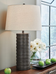 Tampa Furniture Outlet Lutz - Ashley Furniture - Neilett Lighting - Poly Table Lamp (Set of 2) - L243704