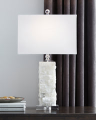 Tampa Furniture Outlet Lutz - Ashley Furniture - Malise Lighting - Alabaster Table Lamp (1/CN) / White - L429014