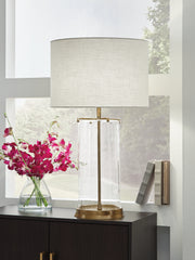 Tampa Furniture Outlet Lutz - Ashley Furniture - Gizeh Lighting - Glass Table Lamp (1/CN) - L430954