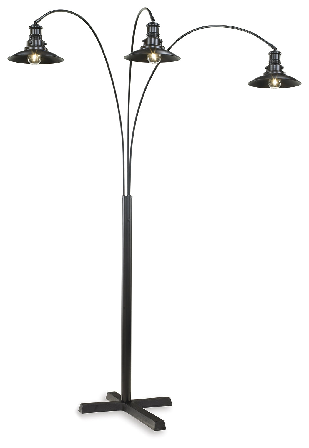 Tampa Furniture Outlet Lutz - Ashley Furniture - Sheriel Lighting - Metal Arc Lamp (1/CN) / Black - L725059