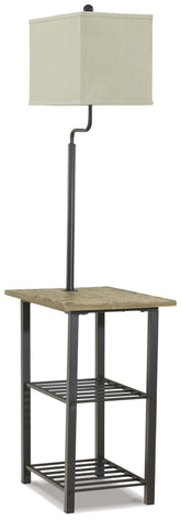 Tampa Furniture Outlet Lutz - Ashley Furniture - Shianne Lighting - Metal Tray Lamp (1/CN) / Black - L734031