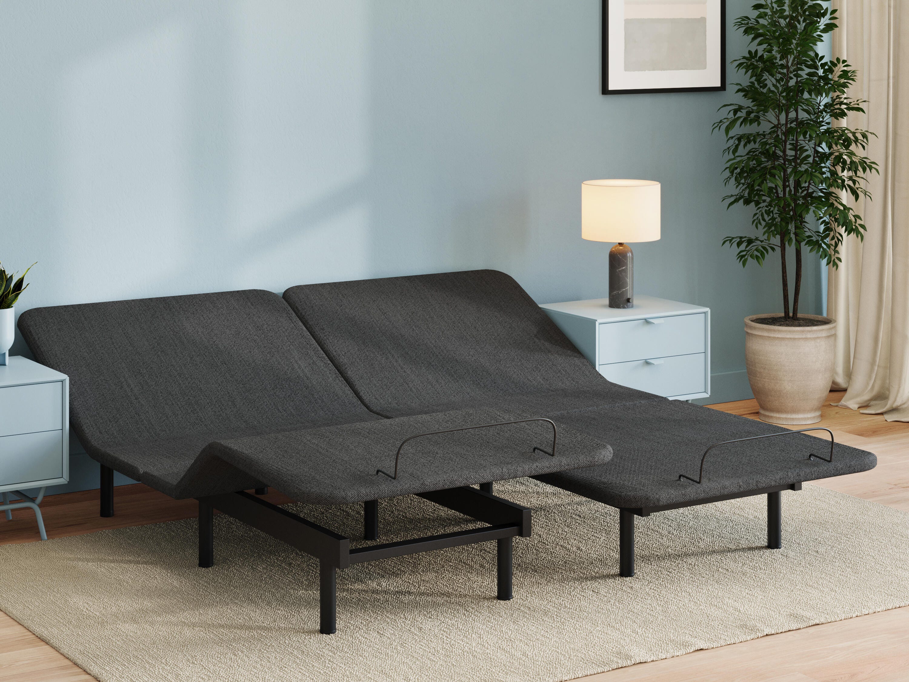 Tampa Furniture Outlet Lutz - Ashley Furniture - Comfort Classic Adj Base Split California King Adjustable Base - Split Cal King Adjustable Base - M1X1192