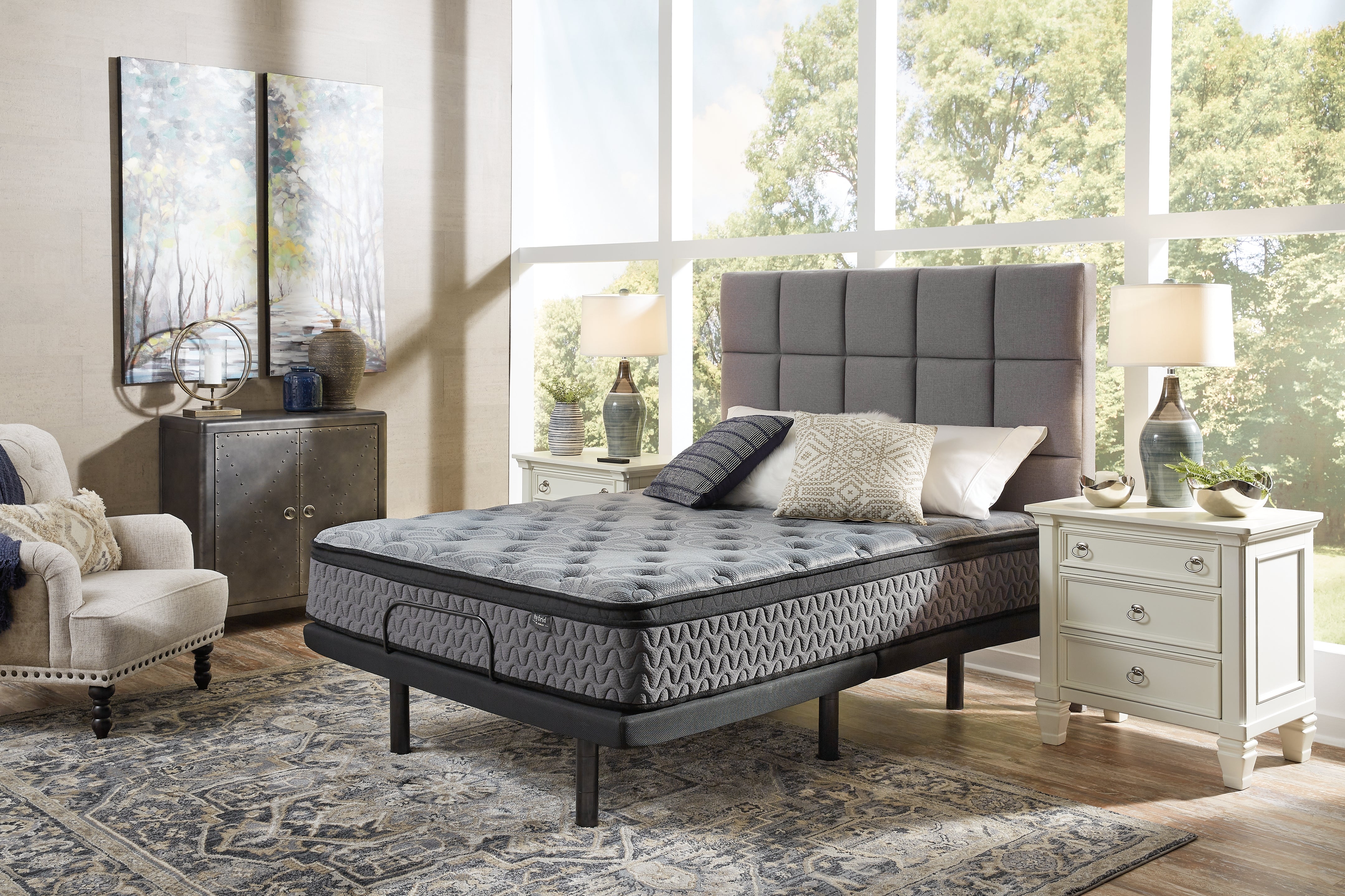 Tampa Furniture Outlet Lutz - Ashley Furniture - Augusta2 Mattresses - Twin / Gray - M52511