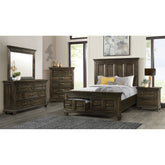 McCoy King Storage Bed in Charcoal – SKU B-10530-5-KSB | Elements