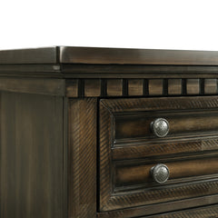 McCoy 2-Drawer Nightstand with USB in Charcoal