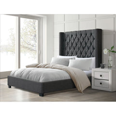 Morrow King Bed in Heirloom Charcoal – SKU UMW090KB | Elements