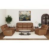 Mustang P3 Loveseat with Console in Aline Butternut – SKU U-16110-11430-285PPP | Elements