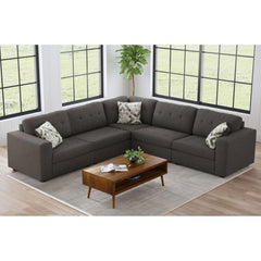 Options One Corner in Palmer Plus Ash with 1 Pillow 20"