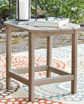 Tampa Furniture Outlet Lutz - Ashley Furniture - Sundown Treasure Outdoor - Rectangular End Table / Driftwood - P014-703