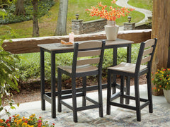 Tampa Furniture Outlet Lutz - Ashley Furniture - Shoreline Beach Outdoor - Counter Table Set (3/CN) - PCP221-113